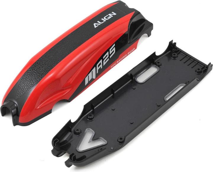 Actual product image Align MR25 canopy painted, black/red