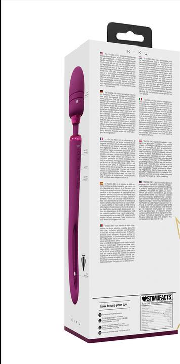 Actual product image Shots Kiku - Double Wand with G-Spot Flapping