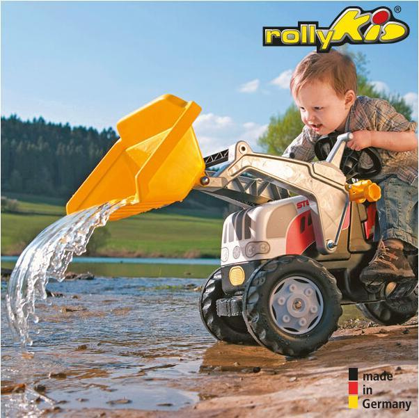 Productafbeelding Rolly Toys rollyKid Steyr lader+aanhanger