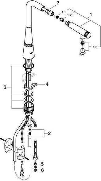 Immagine prodotto Grohe Rubinetto da cucina Zedra Smart Control