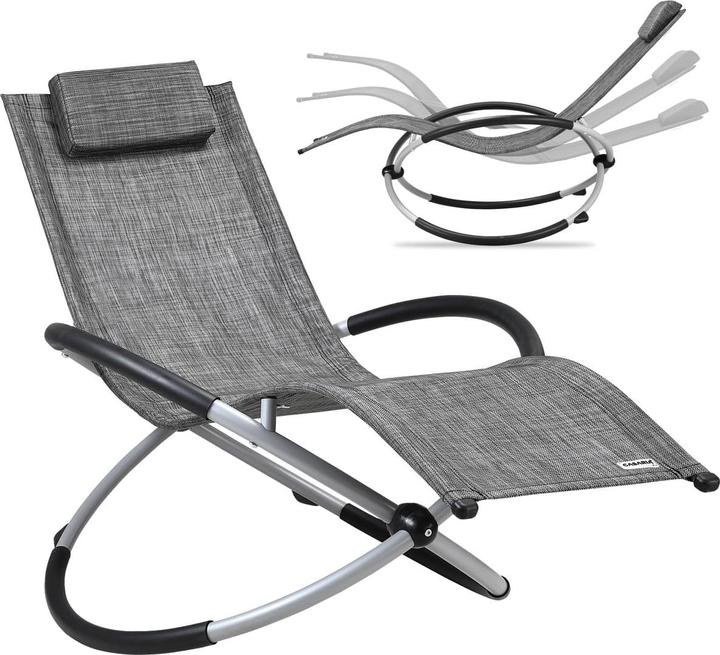 Actual product image Casaria Garden Lounger (170 cm)