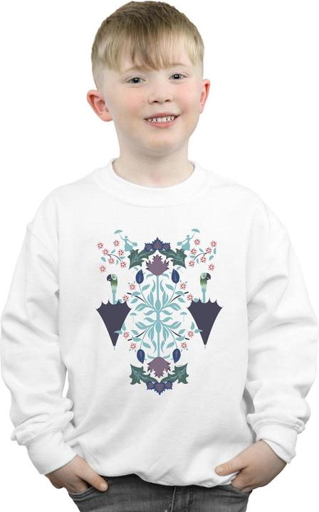 Actual product image Disney Boys Mary Poppins Floral Collage Sweatshirt (152, 158)