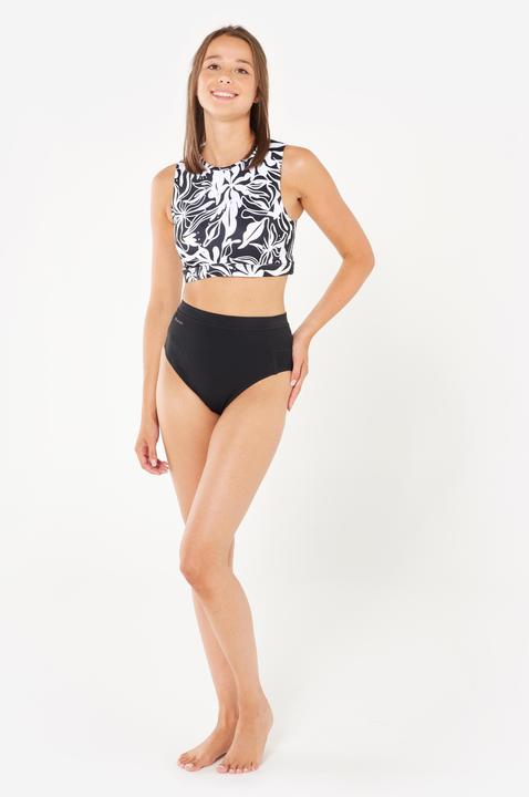 Actual product image Olaian Bikini-Oberteil Damen Bustier Carla schwarz/weiss (80 C)