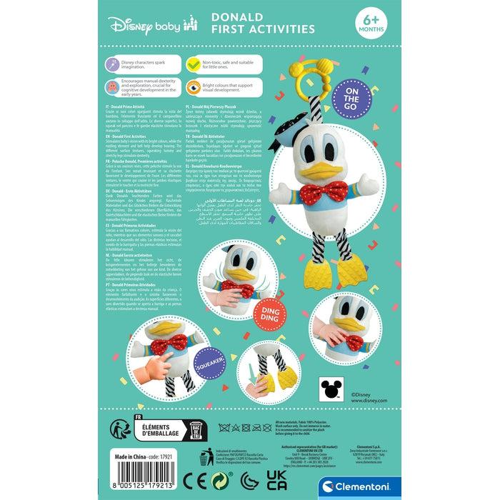 Productafbeelding Clementoni Donald Duck activiteiten pluche knuffel (28 cm)