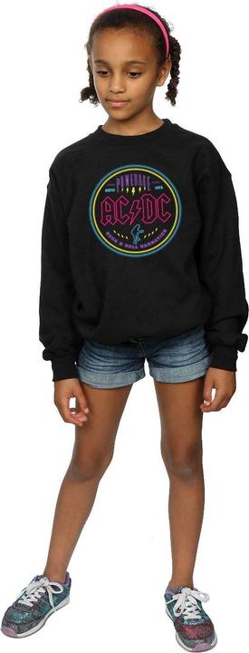 Immagine prodotto AC/DC Circle Neon Felpa Ragazze (140, 146)