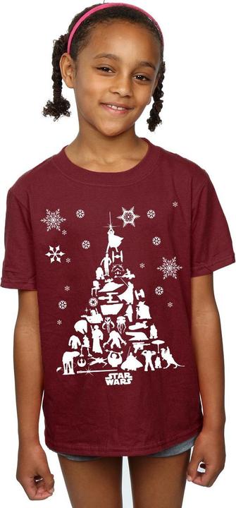 Image du produit Star Wars - T-shirt CHRISTMAS TREE - Fille (116)