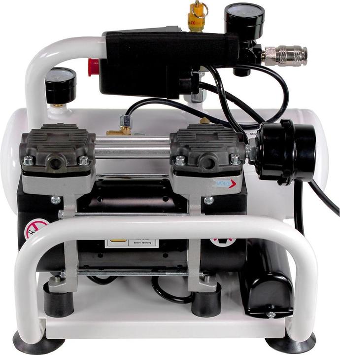 Productafbeelding Senco AC4504 Stille compressor olievrij 230V 8bar 4l volume ( AFN0024 ) (8 bar, 4 l)