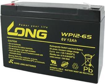 Produktbild Long WP12-6S WP12-6S Bleiakku 6V 12Ah Blei-Vlies (AGM) (B x H x T) 151 x 99 x 50mm Flachstecker 4.8 (6 V, 12 Ah)