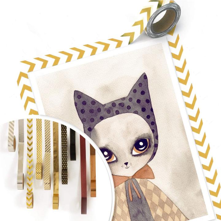 Actual product image Trenddeko carnival cat (40 x 50 cm)