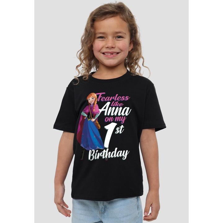 Produktbild Disney Frozen Fearless Like Anna TShirt 1. Geburtstag (128)