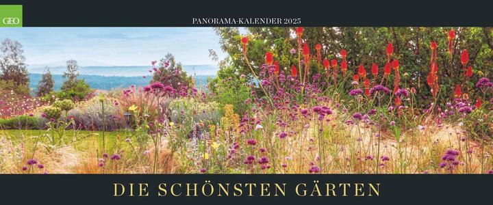 Produktbild Neumann GEO - Panorama: Die schönsten Gärten 2025 Wandkalender – atemberaubenden Gartenlandschaften, extra (Harter Einband, Deutsch)