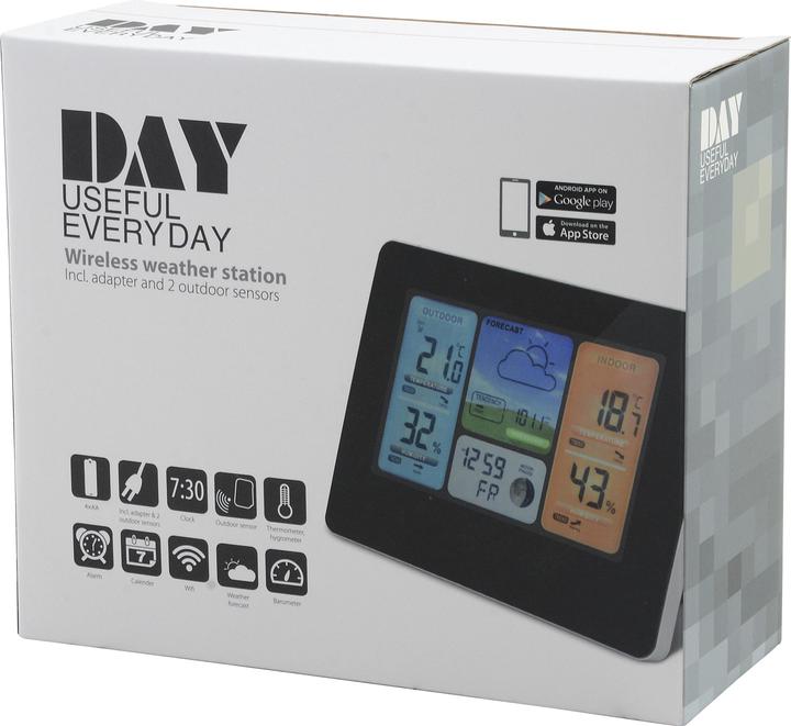 Immagine prodotto Schou Stazione meteo wireless con adattatore