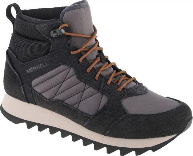 Merrell Alpine Sneaker Mid WP 2 Herren Trekkingschuhe Schwarz, Grösse 45 (45)