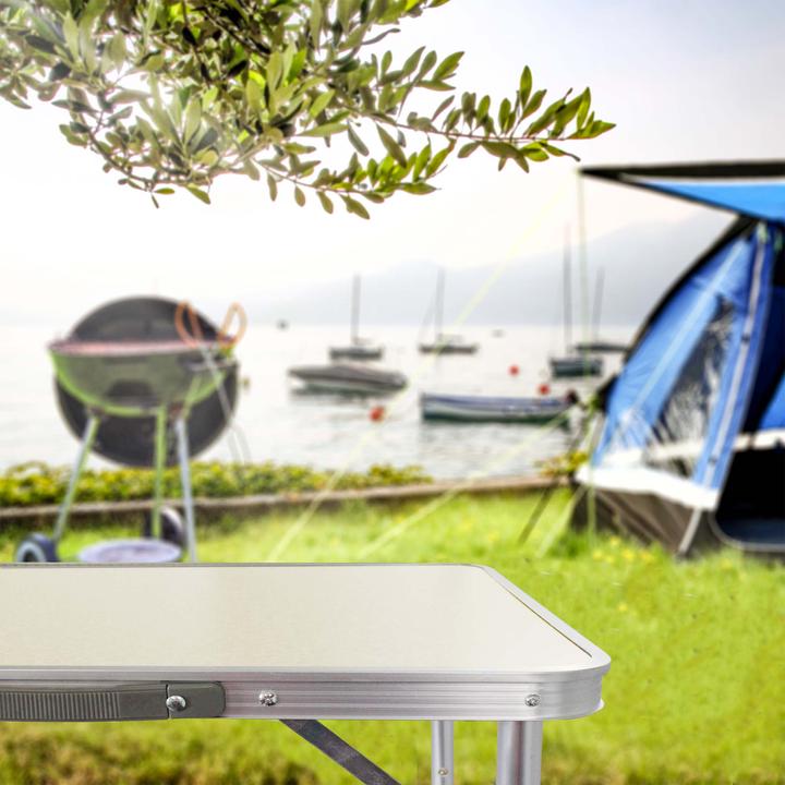 Immagine prodotto Wiltec Tavolo pieghevole da campeggio Toboli 180x60x70cm tavolo pieghevole da campeggio regolabile in