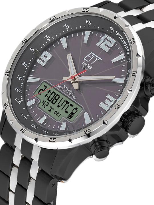 Actual product image ETT EGS-11568-21M Solar Drive Radio Professional Arctica 43mm (Digital watch, Analogue wristwatch, 43 mm)