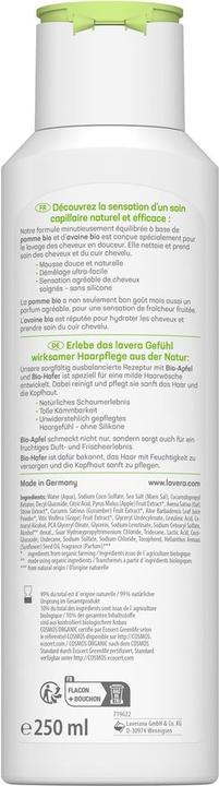 Immagine prodotto Lavera Shampoo Famiglia tutti i tipi di capelli Fl 250 ml (250 ml, Shampoo liquido)
