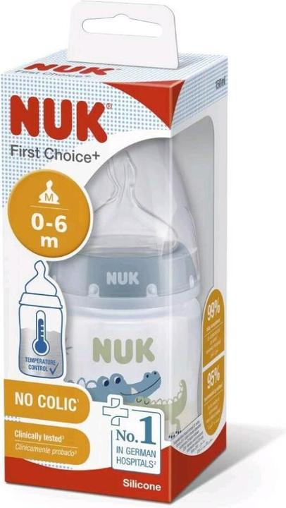 Produktbild NUK Babyflasche First Choice Temperature Control 150ml blau (150 ml)