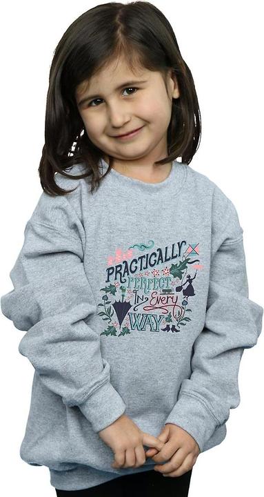 Produktbild Mary Poppins Mädchen Praktisch Perfekt In Jeder Hinsicht Sweatshirt (128)
