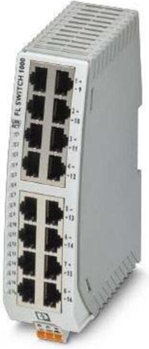 Actual product image Phoenix FL SWITCH 1016N 1085255 Industrial Ethernet Switch (16 Ports)