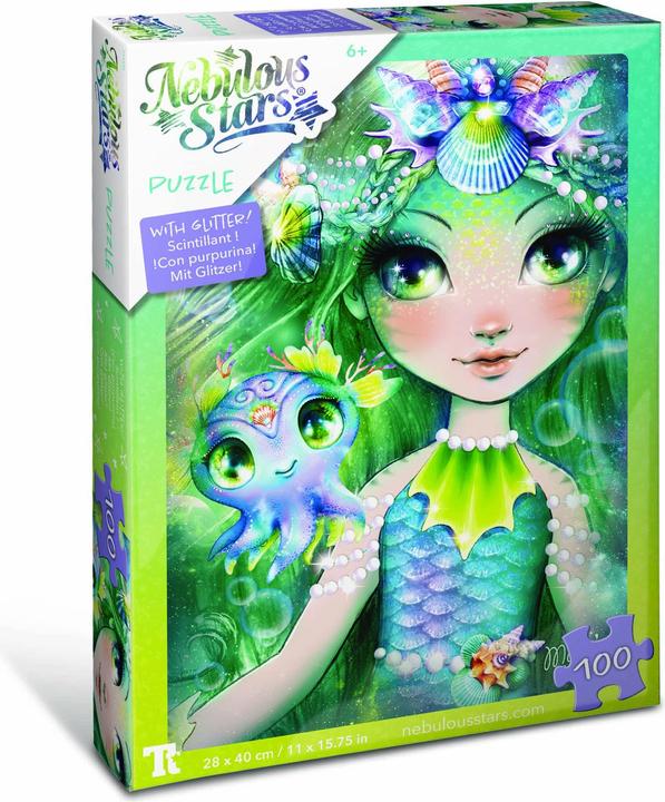 Nebulous Stars Glitzer-Puzzle Marinia & Octavia 100-tlg. (102 Teile)