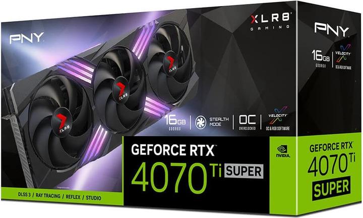 Actual product image PNY GeForce RTX 4070 Ti SUPER XLR8 VERTO EPIC-X (16 GB)
