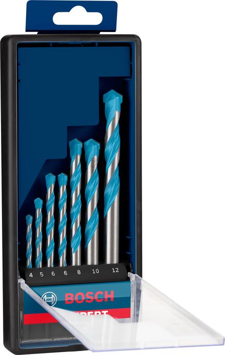 Bosch Professional Zubehör EXPERT MultiConstruction CYL-9 Bohrer-Set 4/5/6/6/8/10/12 mm, 7-tlg. (4 - 12)