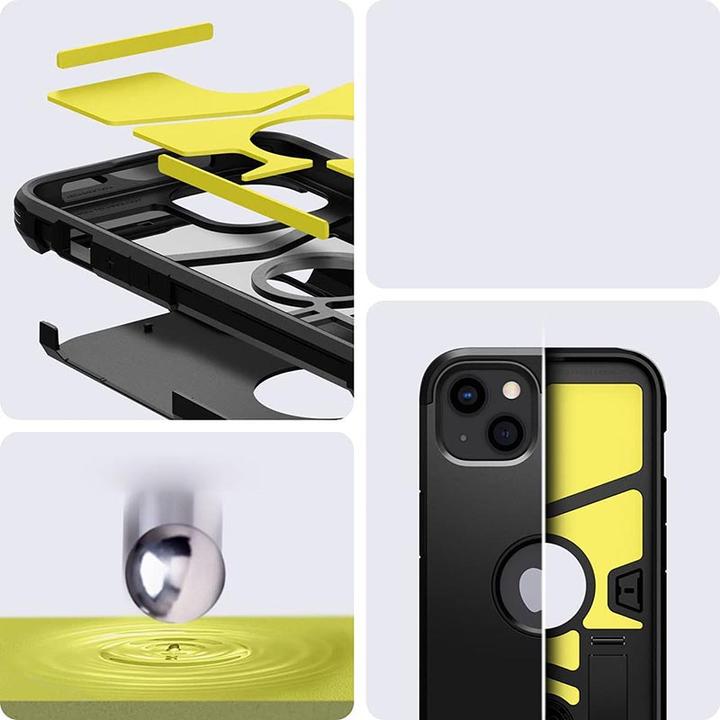 Image du produit Spigen Tough Armor pour iPhone 13 noir (Apple iPhone 13)