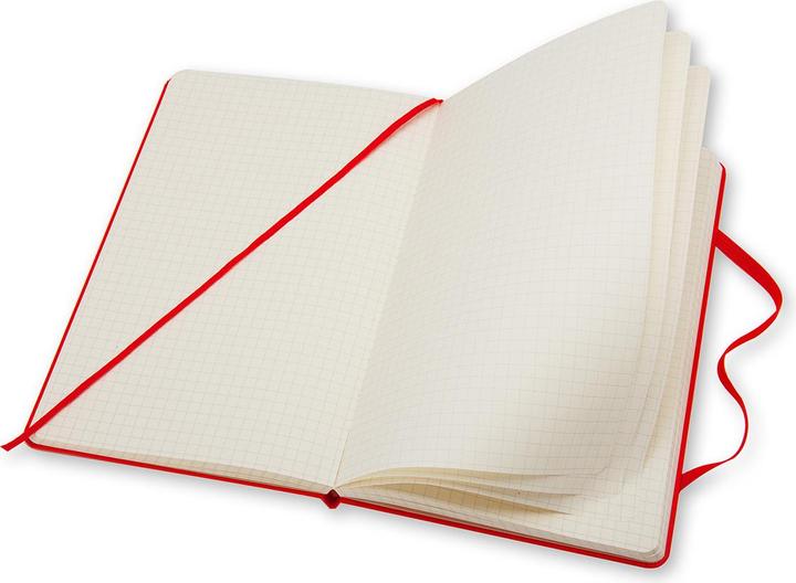 Actual product image Moleskine Notebook squared, hard cover (A5, Checked, Hardcover)