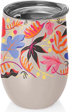 Chic.Mic Edelstahlbecher Mit Deckel Secret garden 420 ml