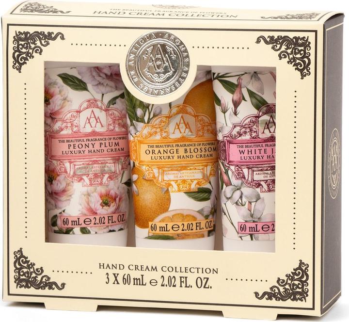 Produktbild The Somerset Toiletry Company Handcreme-Set Triple AAA, 3x60ml - Pfingstrose, Orangenblüte, Weisser Jasmin (180 ml)
