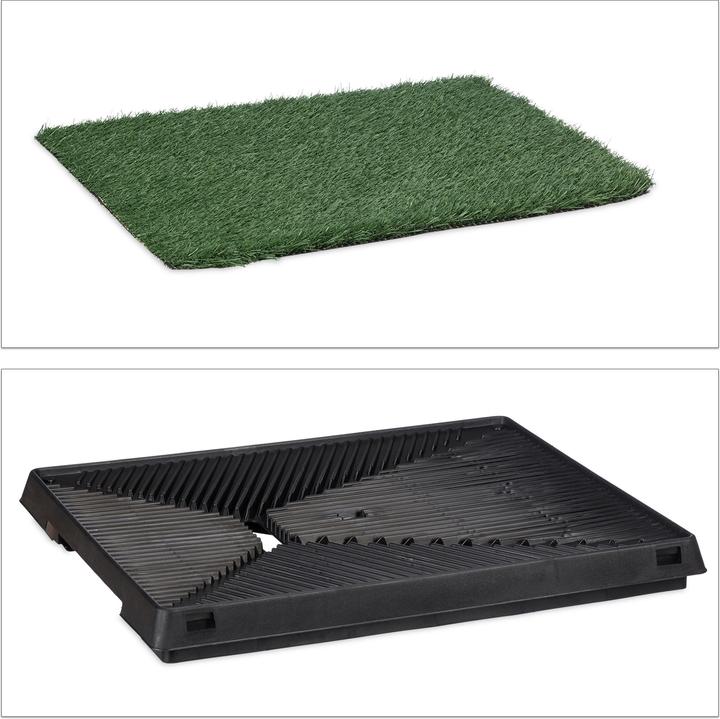 Image du produit Relaxdays Toilettes pour chiens, bac à déchets (Chenil pour chiens)
