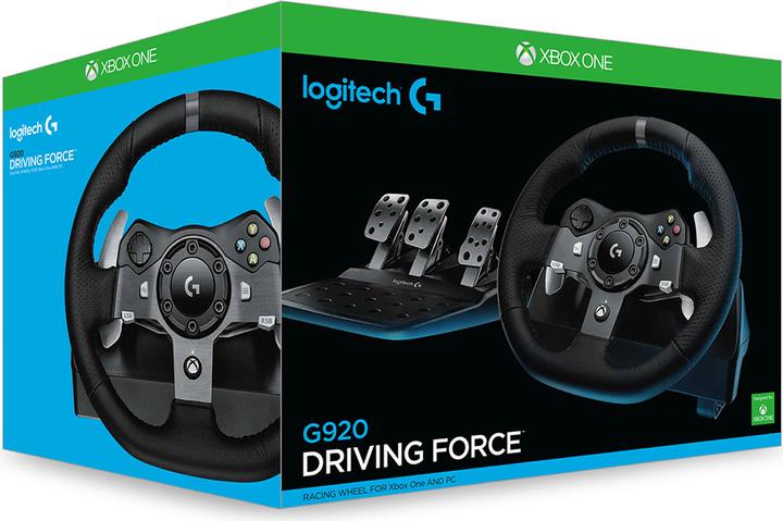 Actual product image Logitech G G920 Driving Force (Xbox, PC) (PC, Xbox One X, Xbox Series X, Xbox One S, Xbox Series S)