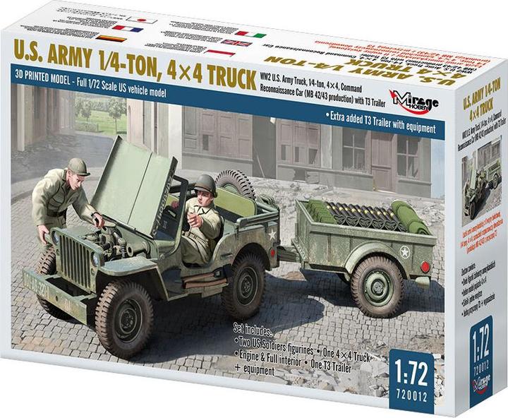 Actual product image Mirage Hobby U.S. ARMY 1??4??TON, 4×4 TRUCK