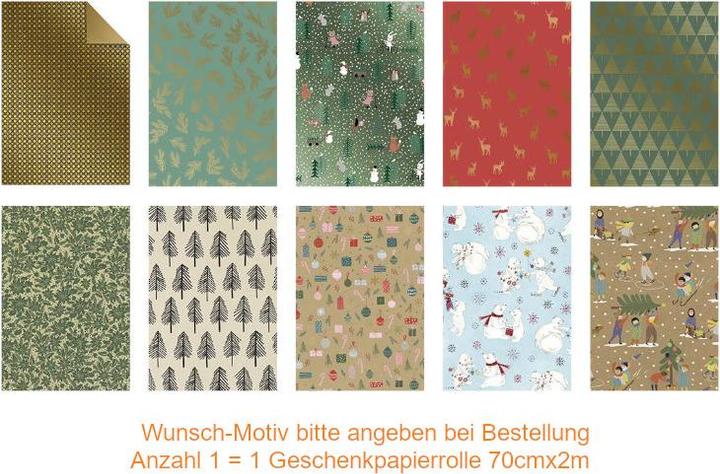 Produktbild Stewo Geschenkpapier Weihnachtskollektion (Geschenkpapier, 10 x)