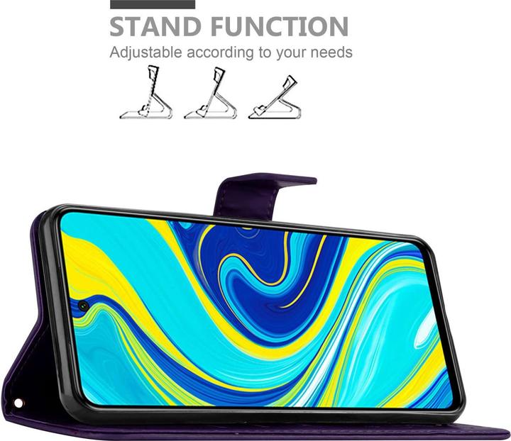 Produktbild Cadorabo Hülle für Xiaomi Mi NOTE 10 LITE mit Blumen Muster (Xiaomi Mi Note 10 Lite)