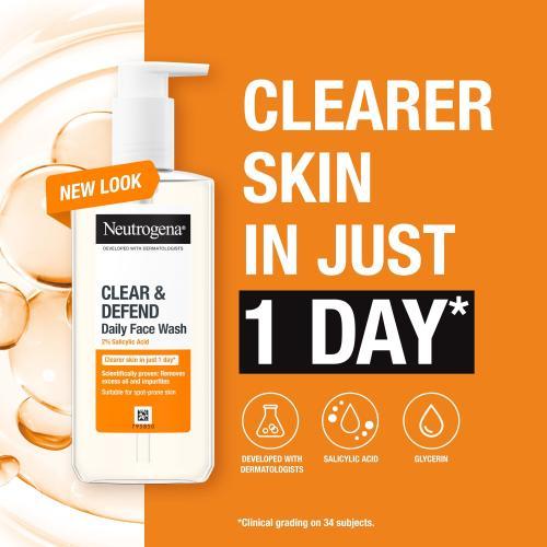 Image du produit Neutrogena Clear & Defend Daily Face Wash (200 ml)