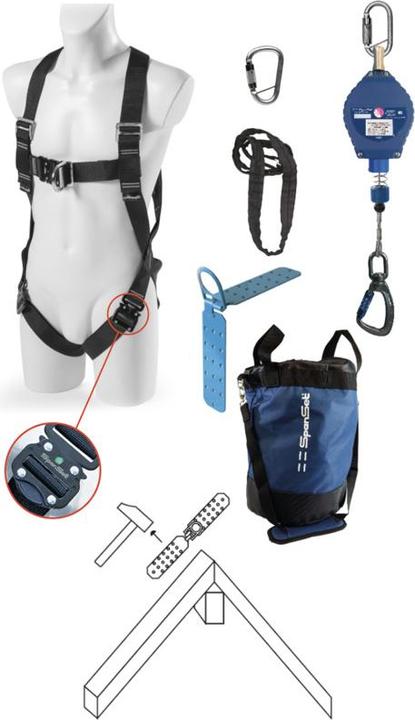 Productafbeelding SpanSet Holzbau Safety-Kit SK-801/802/803 (Hoogte veiligheidsset, 100 kg)