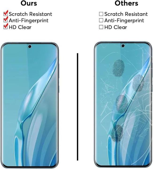 Produktbild Evelatus P60 PRO 2.5D Full Cover Japan Glue Glass Anti-Static (1 Stück, Huawei P60 Pro)