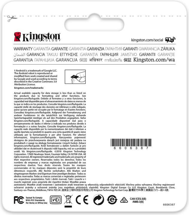 Immagine prodotto Kingston Canvas Select Plus (32 GB, microSDHC, U1, UHS-I)