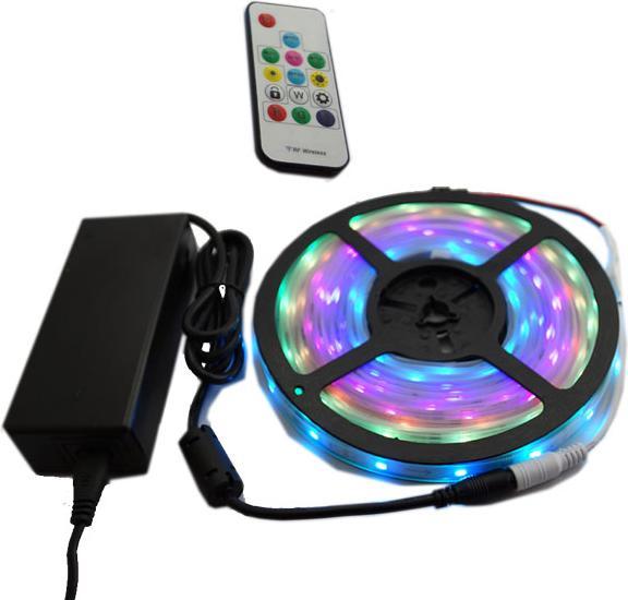 Image du produit Lumina Swiss Kit complet de bandes LED Magic 5m Premium sans fil pour l'extérieur (RGB, 500 cm, Extérieur, Intérieur)