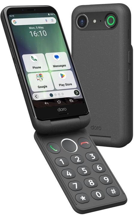 Doro Aurora A20 / WCS graphit (64 GB, Graphit, 4.50", Dual SIM, 13 Mpx, 4G)