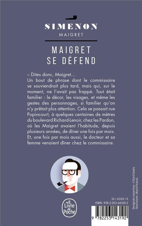 Image du produit Maigret se défend (Français, Georges Simenon, 2007)