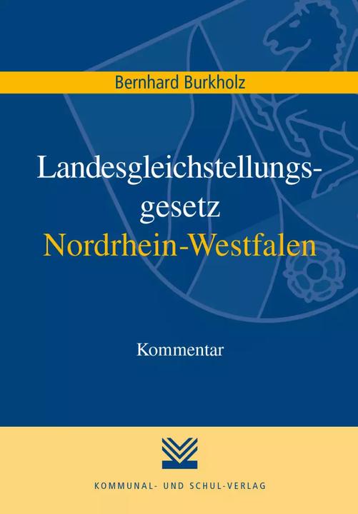 Actual product image Landesgleichstellungsgesetz Nordrhein-Westfalen (German, Bernhard Burkholz, 2022)