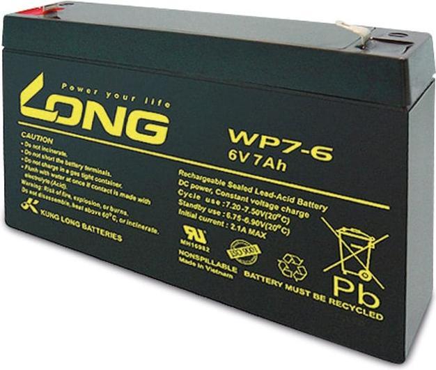 Produktbild Kung Long Blei-Akkumulator WP7-6, 6 V-/7 Ah (6 V, 7 Ah)