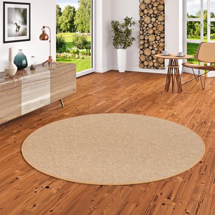 Actual product image Snapstyle Nature Sisal Look Carpet Taff Round (200x200 cm)