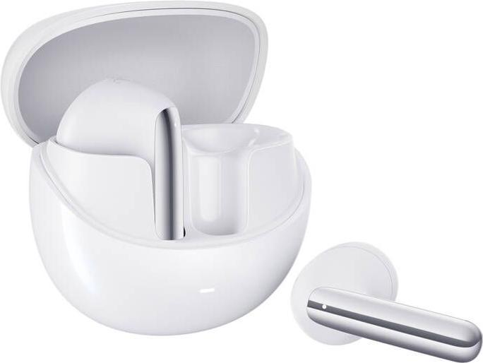 Actual product image QCY HT10 TWS earphones, ANC (white) (ANC, 30 h, Wireless)