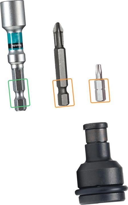Produktbild Makita 134873-0 Bit-Adapter 1/2 4KT - 1/4 6K (1/2")