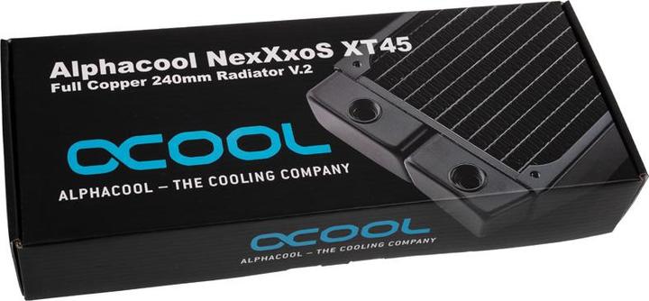 Actual product image Alphacool NexXxoS V.2 XT45 Full Copper Radiator (120 mm)