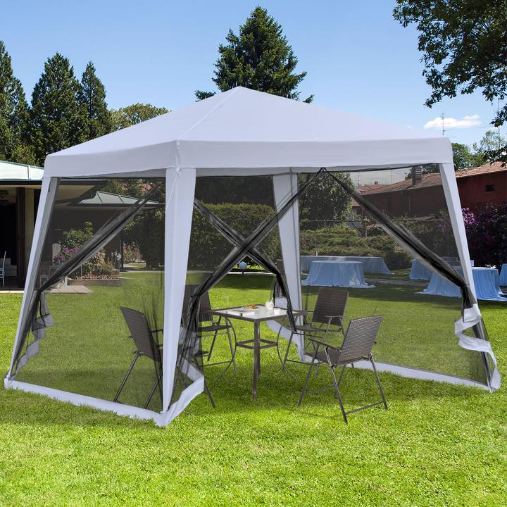 Immagine prodotto Outsunny Padiglione con zanzariera (300 cm, 300 cm)