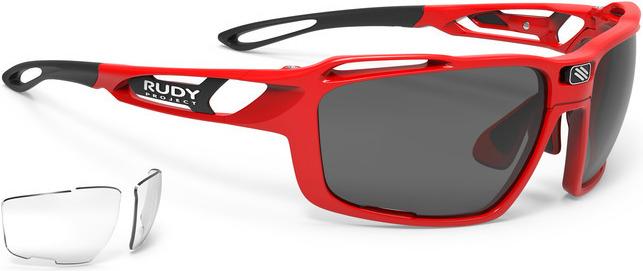 Produktbild Rudy Project Sintryx Brille (Fire red gloss, smoke+transparent)